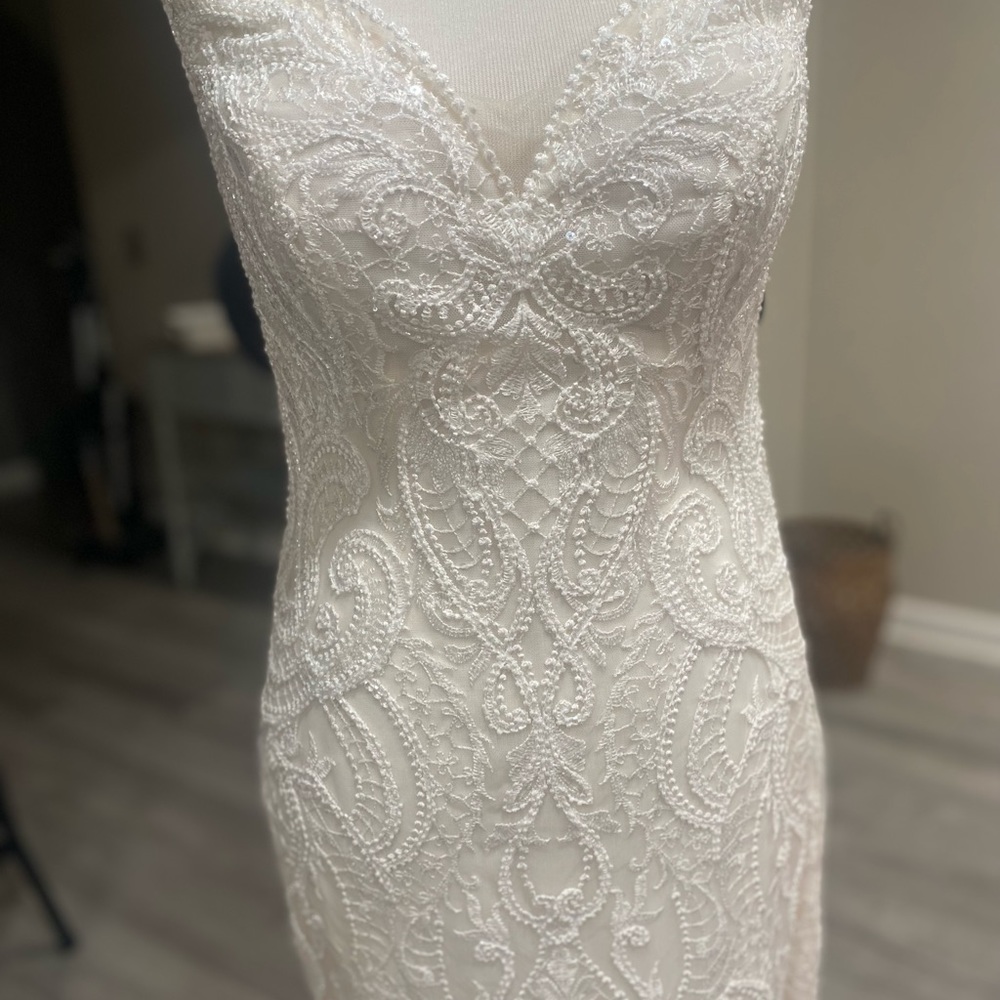 NWT Maggie Sottero BEADED MERMAID WEDDING Gown - Picture 12 of 13